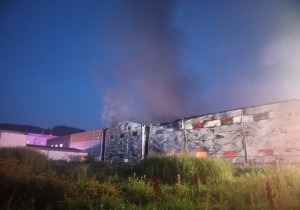 [포토] 강화일반산업단재 내 마스크 공장서 화재 발생…인명피해 없어
